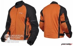 Куртка мотоциклетная (текстиль) Summer Night City черно-оранжевый MICHIRU