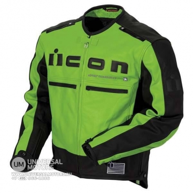 Куртка ICON MOTORHEAD GREEN/BLACK
