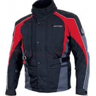Куртка мотоциклетная (текстиль) Traveller ABS черно-красное MICHIRU