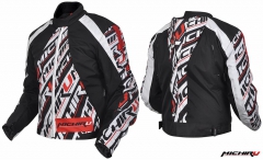 Куртка мотоциклетная (текстиль) Inmotion Черно-белый MICHIRU