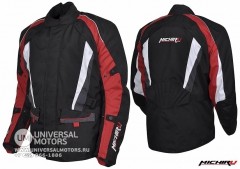 Куртка мотоциклетная (текстиль) Traveller черно-красное MICHIRU