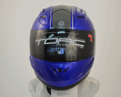 Шлем интеграл ТORC T-10 ABSOLUTE DEEP BLUE (Европ. качество, www.torchelmets.com), синий