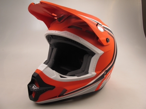 Шлем (кроссовый) Fly Racing KINETIC FULLSPEED оранжевый/черный/белый матовый (2016)