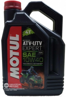 Мотор/масло MOTUL ATV- UTV EXPERT 10w-40 (4л)