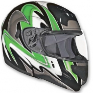 Шлем VEGA SUMMIT II Graphic зеленый/черн. глянцевый