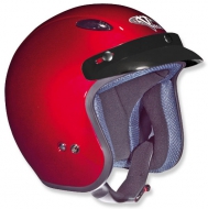 Шлем VEGA (открытый с козырьком) NT-200 (X) Solid красный глянцевый