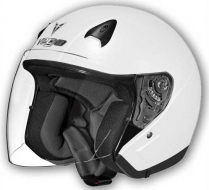 Шлем VEGA (открытый со стеклом) NT 200 Solid белый глянцевый