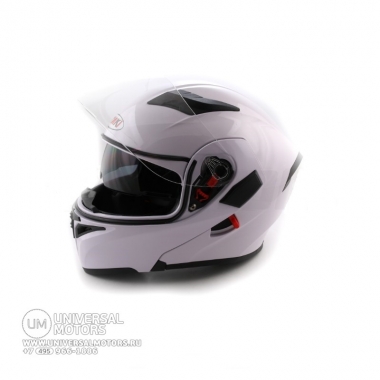 Шлем (модуляр) Ataki FF902 Solid белый глянцевый