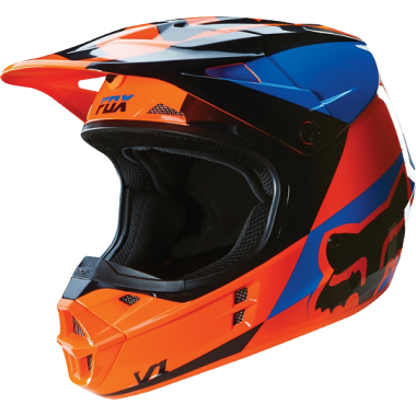 Шлем Fox V1 Mako Helmet Orange