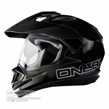 Шлем ONEAL Tioga DS SOLID чёрный