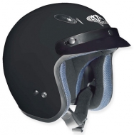 Шлем VEGA (открытый с козырьком) NT-200 (X) Solid черный глянцевый