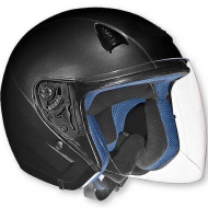 Шлем VEGA (открытый со стеклом) NT 200 Solid черный глянцевый