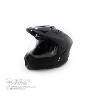Шлем (мотард) Ataki FF802 Solid черный матовый
