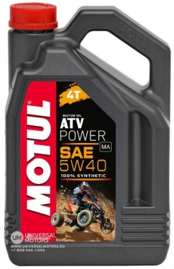 Мотор/масло MOTUL ATV POWER 4T SAE 5w-40 (4л)