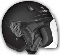 Шлем VEGA (открытый со стеклом) NT 200 Solid черный матовый