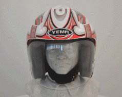 Шлем открытый YM-309 "YAMAPA" летний, скутер, мопед