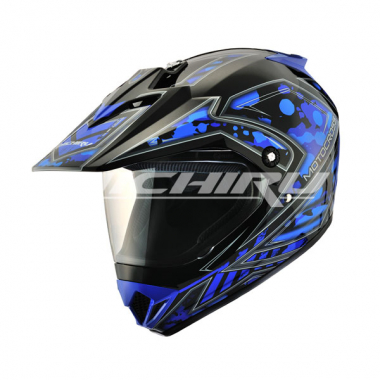 Шлем (эндуро) MICHIRU MC 145 Splash Blue