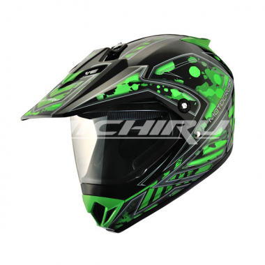 Шлем (эндуро) MICHIRU MC 145 Splash Green