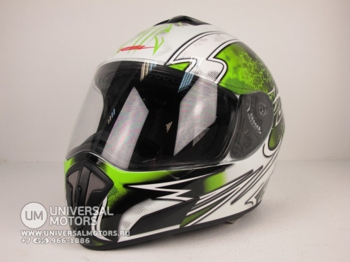 Шлем RSV Racer Dust бело-зеленый (Dust Green)