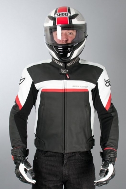 Куртка BERIK LJ9062-BK WHITE/DUCATI RED, размер 54