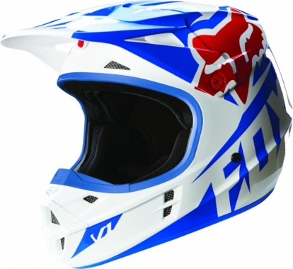Шлем Fox V1 Race Helmet Blue (MX16)